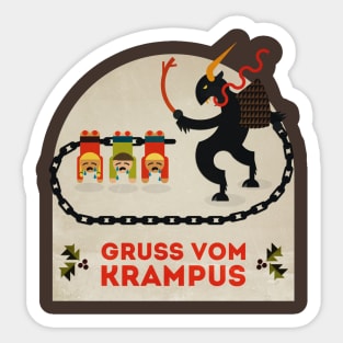 Gruss vom Krampus Sticker